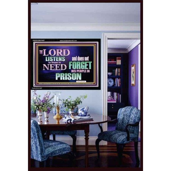 THE LORD NEVER FORGET HIS CHILDREN  Christian Artwork Acrylic Frame  GWASCEND10507  