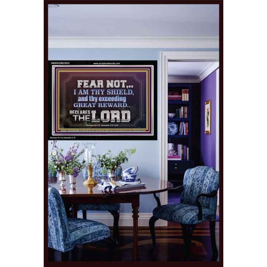 I AM THY SHIELD AND EXCEEDING GREAT REWARD  Unique Power Bible Acrylic Frame  GWASCEND10531  