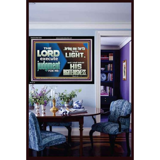BRING ME FORTH TO THE LIGHT O LORD JEHOVAH  Scripture Art Prints Acrylic Frame  GWASCEND10563  
