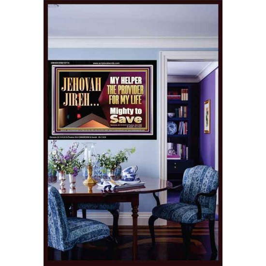 JEHOVAHJIREH THE PROVIDER FOR OUR LIVES  Righteous Living Christian Acrylic Frame  GWASCEND10714  