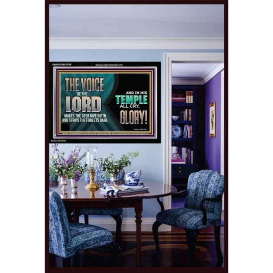 THE VOICE OF THE LORD MAKES THE DEER GIVE BIRTH  Art & Wall Décor  GWASCEND10789  