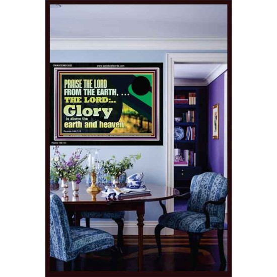PRAISE THE LORD FROM THE EARTH  Children Room Wall Acrylic Frame  GWASCEND12033  