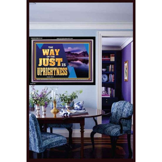 THE WAY OF THE JUST IS UPRIGHTNESS  Wall Décor  GWASCEND12110  