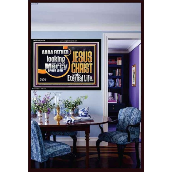THE MERCY OF OUR LORD JESUS CHRIST UNTO ETERNAL LIFE  Décor Art Work  GWASCEND12115  