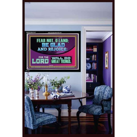 THE LORD WILL DO GREAT THINGS  Custom Inspiration Bible Verse Acrylic Frame  GWASCEND12147  