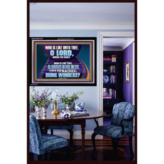 FEARFUL IN PRAISES DOING WONDERS  Ultimate Inspirational Wall Art Acrylic Frame  GWASCEND12320  