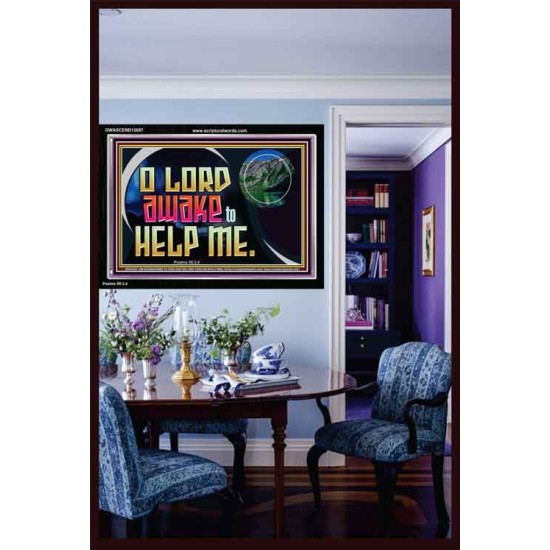 O LORD AWAKE TO HELP ME  Scriptures Décor Wall Art  GWASCEND12697  