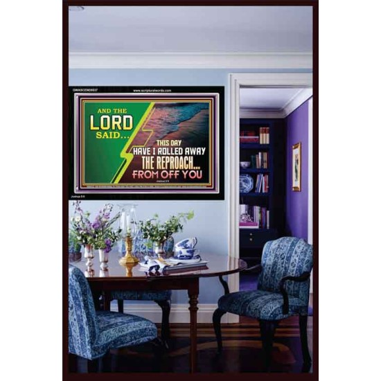 YOUR REPROACH ROLLED AWAY  Children Room Acrylic Frame  GWASCEND9537  