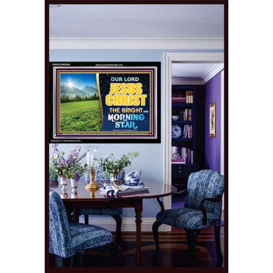JESUS CHRIST THE BRIGHT AND MORNING STAR  Children Room Acrylic Frame  GWASCEND9546  