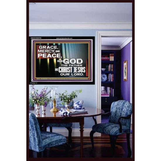 GRACE MERCY AND PEACE UNTO YOU  Bible Verse Acrylic Frame  GWASCEND9799  