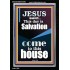 SALVATION IS COME TO THIS HOUSE  Unique Scriptural Picture  GWASCEND10000  "25x33"