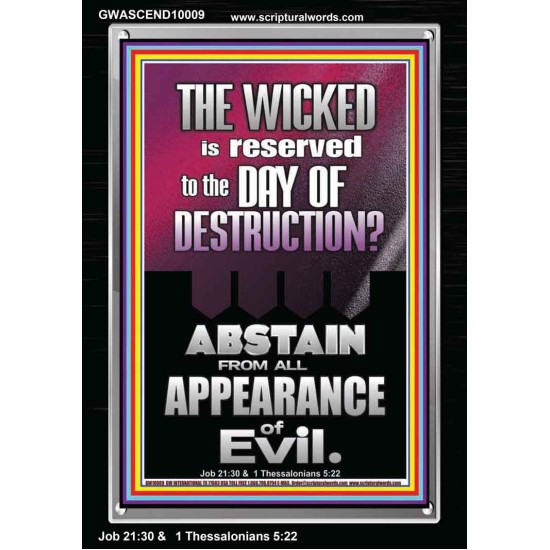ABSTAIN FROM ALL APPEARANCE OF EVIL  Unique Scriptural Portrait  GWASCEND10009  