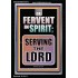 BE FERVENT IN SPIRIT SERVING THE LORD  Unique Scriptural Portrait  GWASCEND10018  "25x33"