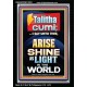 TALITHA CUMI ARISE SHINE AS LIGHT IN THE WORLD  Church Portrait  GWASCEND10031  