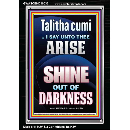 TALITHA CUMI ARISE SHINE OUT OF DARKNESS  Children Room Portrait  GWASCEND10032  