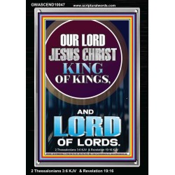 JESUS CHRIST - KING OF KINGS LORD OF LORDS   Bathroom Wall Art  GWASCEND10047  "25x33"