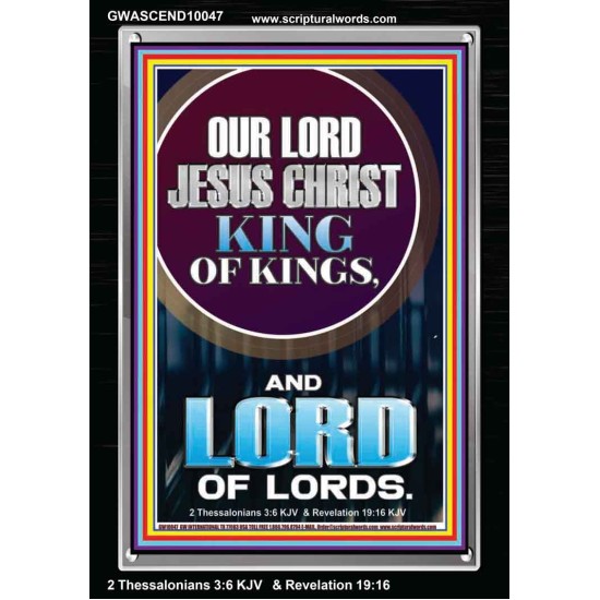 JESUS CHRIST - KING OF KINGS LORD OF LORDS   Bathroom Wall Art  GWASCEND10047  