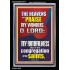 THE HEAVENS SHALL PRAISE THY WONDERS O LORD ALMIGHTY  Christian Quote Picture  GWASCEND10072  "25x33"