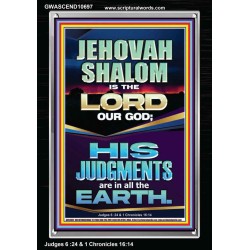 JEHOVAH SHALOM IS THE LORD OUR GOD  Christian Paintings  GWASCEND10697  "25x33"