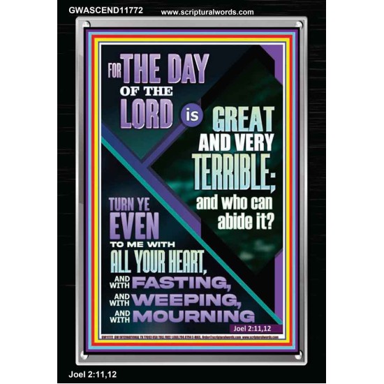 THE GREAT DAY OF THE LORD  Sciptural Décor  GWASCEND11772  