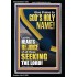 GIVE PRAISE TO GOD'S HOLY NAME  Bible Verse Portrait  GWASCEND11809  "25x33"