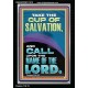 TAKE THE CUP OF SALVATION AND CALL UPON THE NAME OF THE LORD  Modern Wall Art  GWASCEND11818  