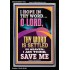 I AM THINE SAVE ME O LORD  Christian Quote Portrait  GWASCEND11822  "25x33"