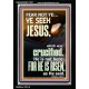 CHRIST JESUS IS NOT HERE HE IS RISEN AS HE SAID  Custom Wall Scriptural Art  GWASCEND11827  