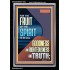 FRUIT OF THE SPIRIT IS IN ALL GOODNESS, RIGHTEOUSNESS AND TRUTH  Custom Contemporary Christian Wall Art  GWASCEND11830  "25x33"