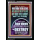 OVERTHROW THEIR ALTARS AND BREAK THEIR PILLARS  Custom Wall Scriptural Art  GWASCEND11833  