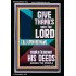 MAKE KNOWN HIS DEEDS AMONG THE PEOPLE  Custom Christian Artwork Portrait  GWASCEND11835  "25x33"
