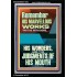 HIS MARVELLOUS WONDERS AND THE JUDGEMENTS OF HIS MOUTH  Custom Modern Wall Art  GWASCEND11839  "25x33"