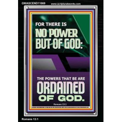 THERE IS NO POWER BUT OF GOD POWER THAT BE ARE ORDAINED OF GOD  Bible Verse Wall Art  GWASCEND11869  