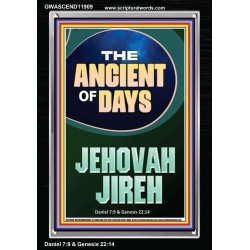 THE ANCIENT OF DAYS JEHOVAH JIREH  Unique Scriptural Picture  GWASCEND11909  "25x33"