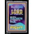 THE LORD MY STRENGTH WHICH TEACHETH MY HANDS TO WAR  Children Room  GWASCEND11933  "25x33"