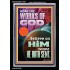 WORK THE WORKS OF GOD  Eternal Power Portrait  GWASCEND11949  "25x33"