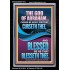 CURSED BE EVERY ONE THAT CURSETH THEE BLESSED IS EVERY ONE THAT BLESSED THEE  Scriptures Wall Art  GWASCEND11972  "25x33"