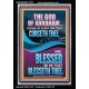 CURSED BE EVERY ONE THAT CURSETH THEE BLESSED IS EVERY ONE THAT BLESSED THEE  Scriptures Wall Art  GWASCEND11972  