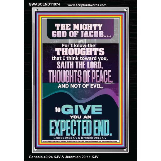 THOUGHTS OF PEACE AND NOT OF EVIL  Scriptural Décor  GWASCEND11974  