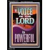 THE VOICE OF THE LORD IS POWERFUL  Scriptures Décor Wall Art  GWASCEND11977  "25x33"