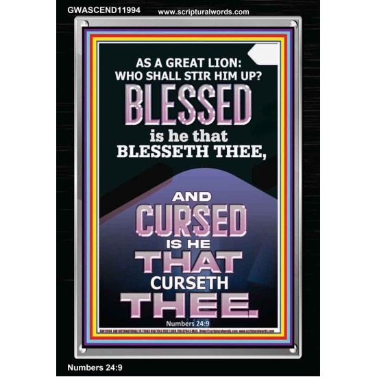 BLESSED IS HE THAT BLESSETH THEE  Encouraging Bible Verse Portrait  GWASCEND11994  
