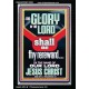 THE GLORY OF THE LORD SHALL BE THY REREWARD  Scripture Art Prints Portrait  GWASCEND12003  