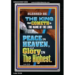 PEACE IN HEAVEN AND GLORY IN THE HIGHEST  Contemporary Christian Wall Art  GWASCEND12006  "25x33"