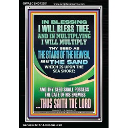 IN BLESSING I WILL BLESS THEE  Contemporary Christian Print  GWASCEND12201  "25x33"