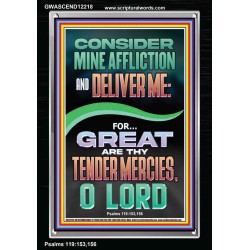 GREAT ARE THY TENDER MERCIES O LORD  Unique Scriptural Picture  GWASCEND12218  "25x33"