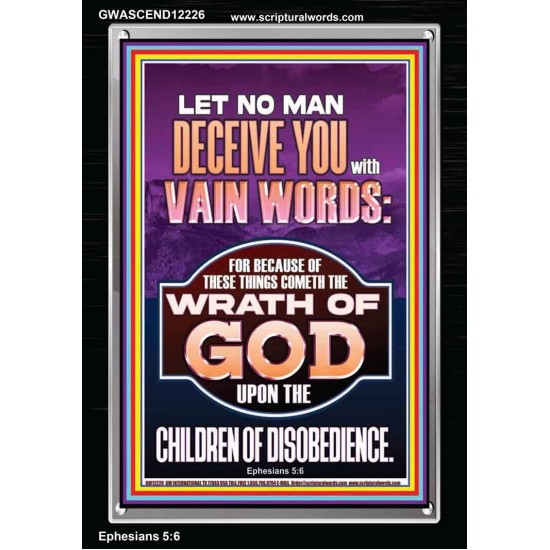 LET NO MAN DECEIVE YOU WITH VAIN WORDS  Church Picture  GWASCEND12226  