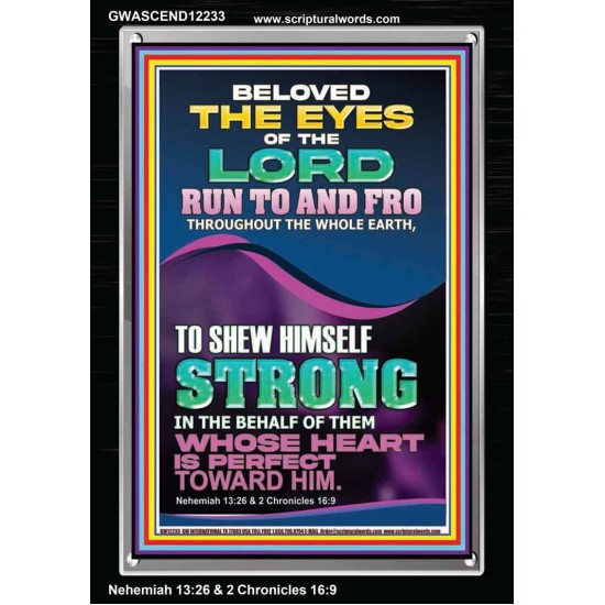 THE EYES OF THE LORD  Righteous Living Christian Portrait  GWASCEND12233  