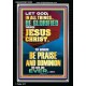 ALL THINGS BE GLORIFIED THROUGH JESUS CHRIST  Contemporary Christian Wall Art Portrait  GWASCEND12258  