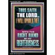 I WILL UPHOLD THEE WITH THE RIGHT HAND OF MY RIGHTEOUSNESS  Christian Quote Portrait  GWASCEND12267  