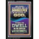 RATHER BE A DOORKEEPER IN THE HOUSE OF GOD THAN IN THE TENTS OF WICKEDNESS  Scripture Wall Art  GWASCEND12283  